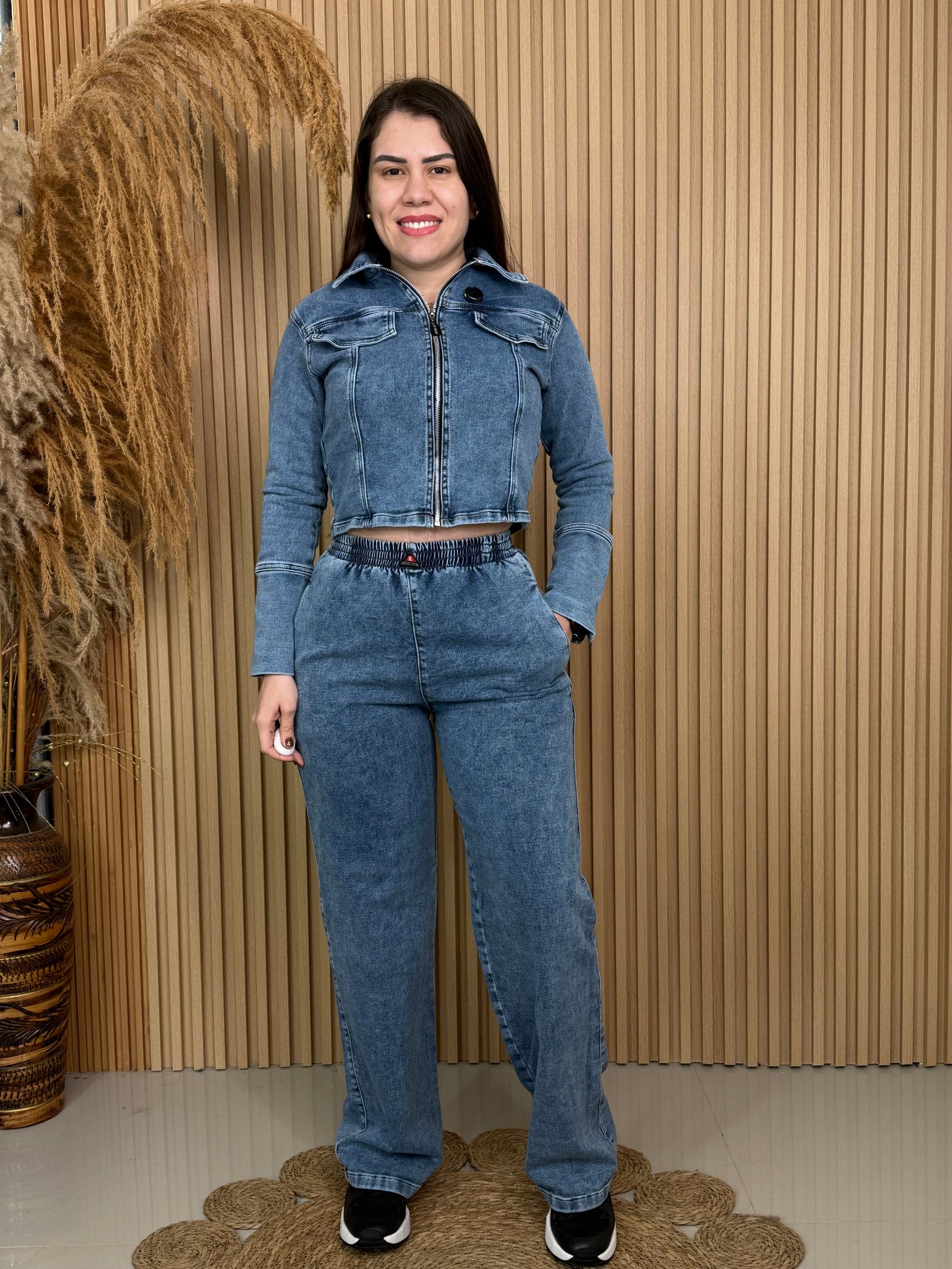 Jeans con goma laslocas